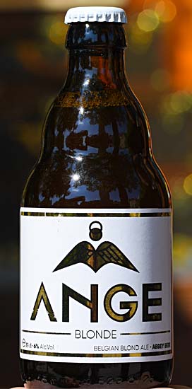 ange bière ange biere 100% malt longue fermentation ange beer bottle authentic Abbey beer